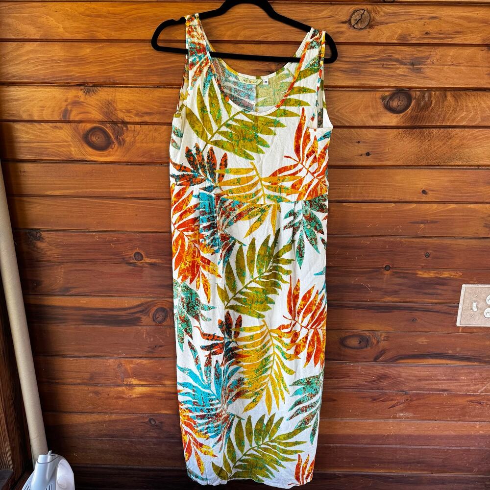 VINTAGE | 1990s JAM’S WORLD Empire Waist Pockets Sleeveless Dress Size M